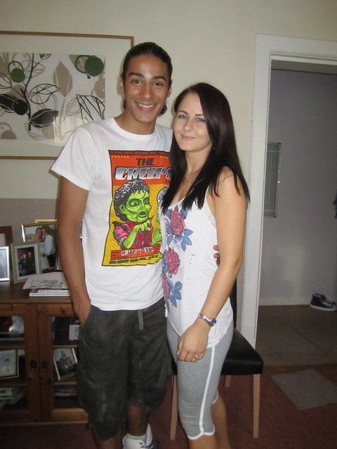 My neice Roisin and her boyfriend Chiq  Aug 2011