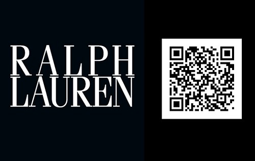 What does the qr code tag at Ralph Lauren mean? When is it there