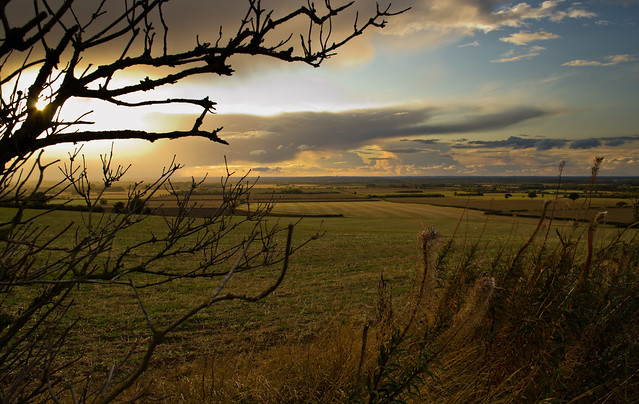 A glimpse down into the Trent Valley