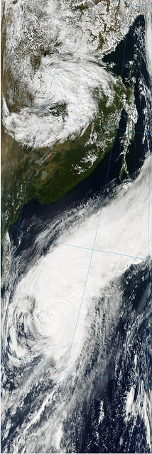 Japan and Typhoon Roke, 21 September 2011, 2km