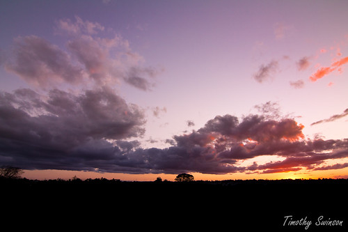 sunset clouds australia queensland tooowoomba