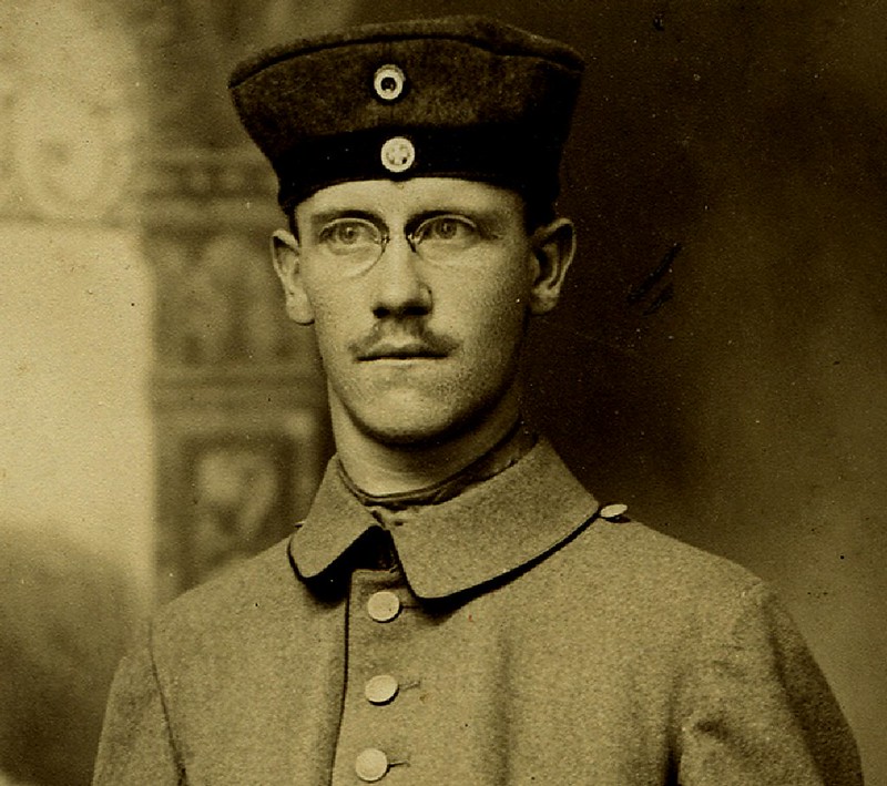 pince-nez German Soldier c 1915, This young German soldier …