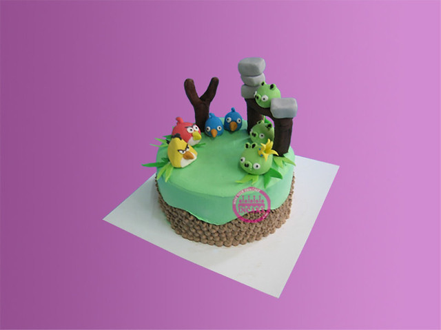 Angry Birds cake  3D蛋糕,3D Cake,立體蛋糕