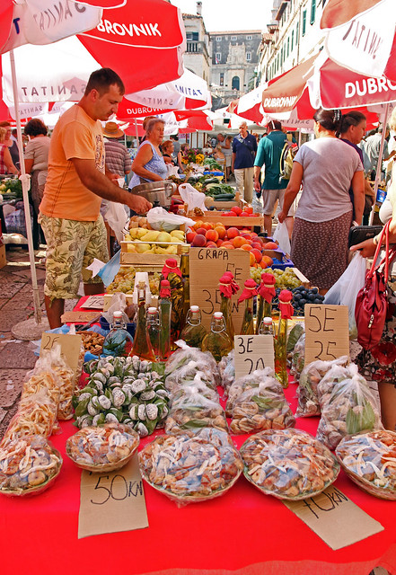 Dubrovnik Market  Croatia