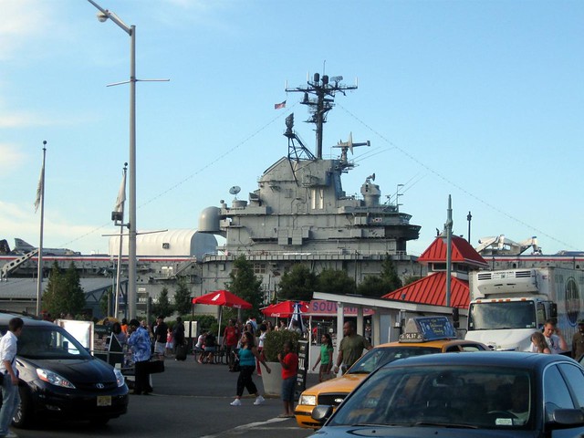 Pier and Aircraft Carrier
