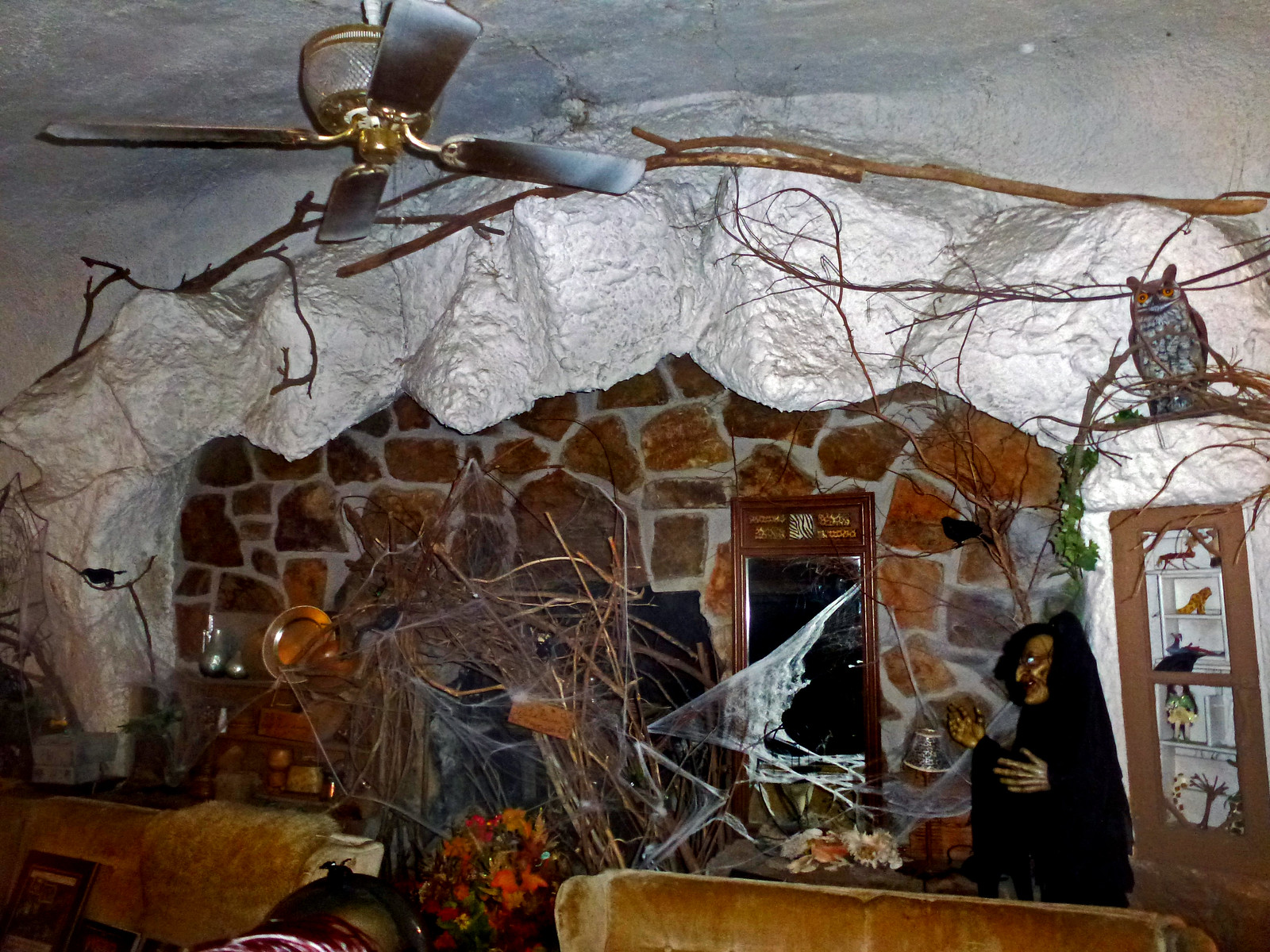 Cave House Fireplace