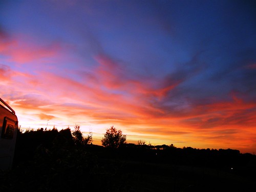 italia tramonto colore paesaggi umbria stefani casteviscardo