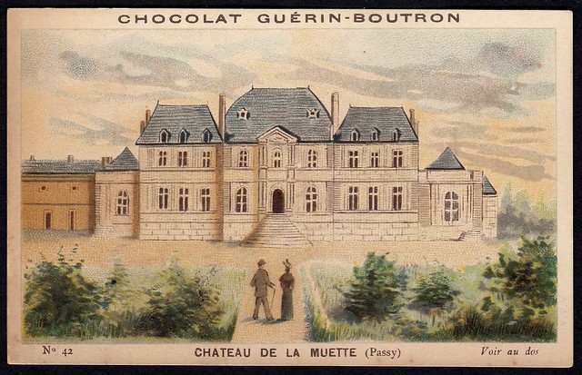 French Tradecard - Chateau de la Muette
