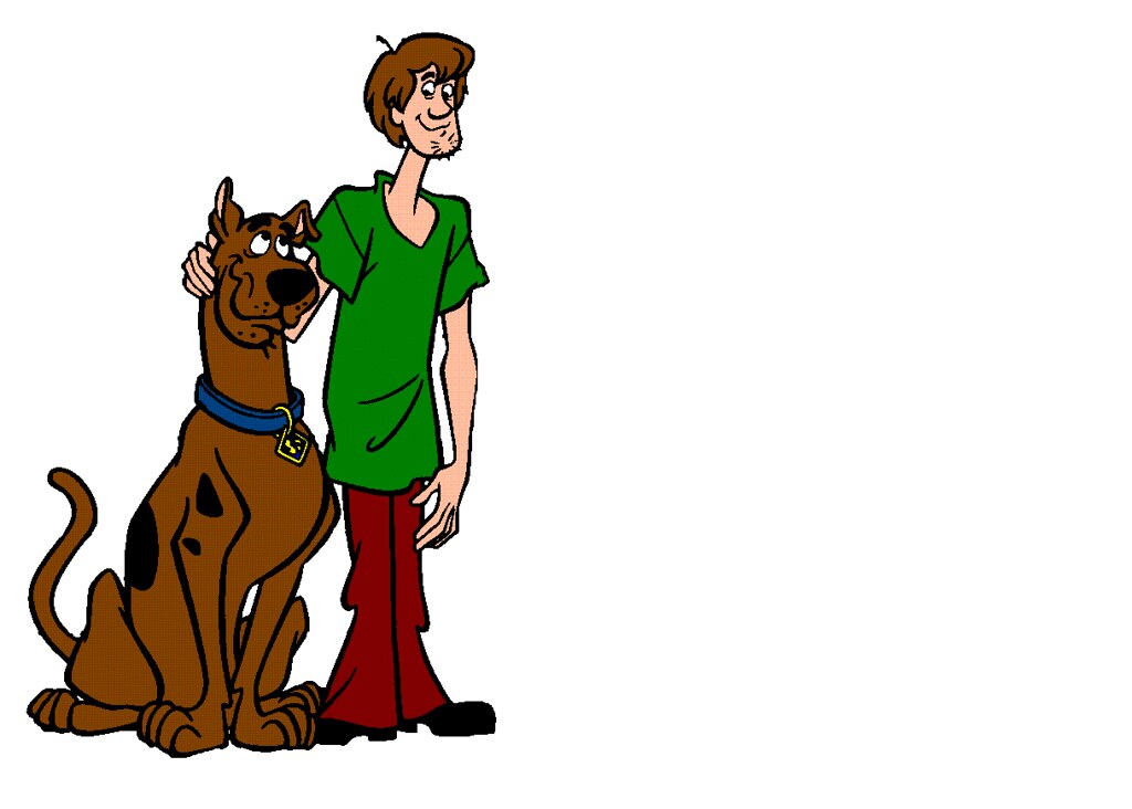 A picture I drew and colored of Shaggy and Scooby Doo, the two best friends...