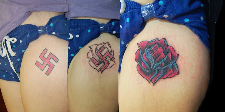 Eradicating Hatred: Swastika Tattoo Cover Ups and More • Tattoodo