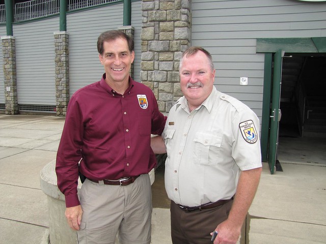 USFWS Director Dan Ashe and Refuge Manager Andy French