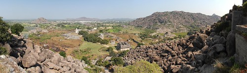 Rajagiri Fort, Gingi by kittell, panorama india gingi hugin