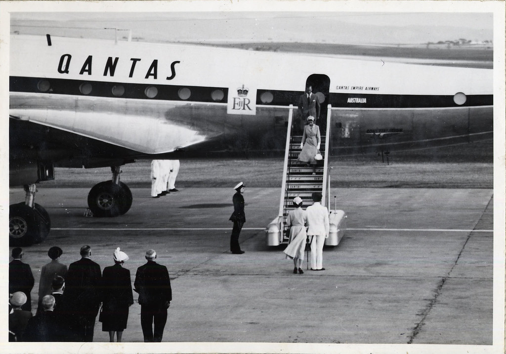 Royal Visit 1954 - Arrival, Parafield