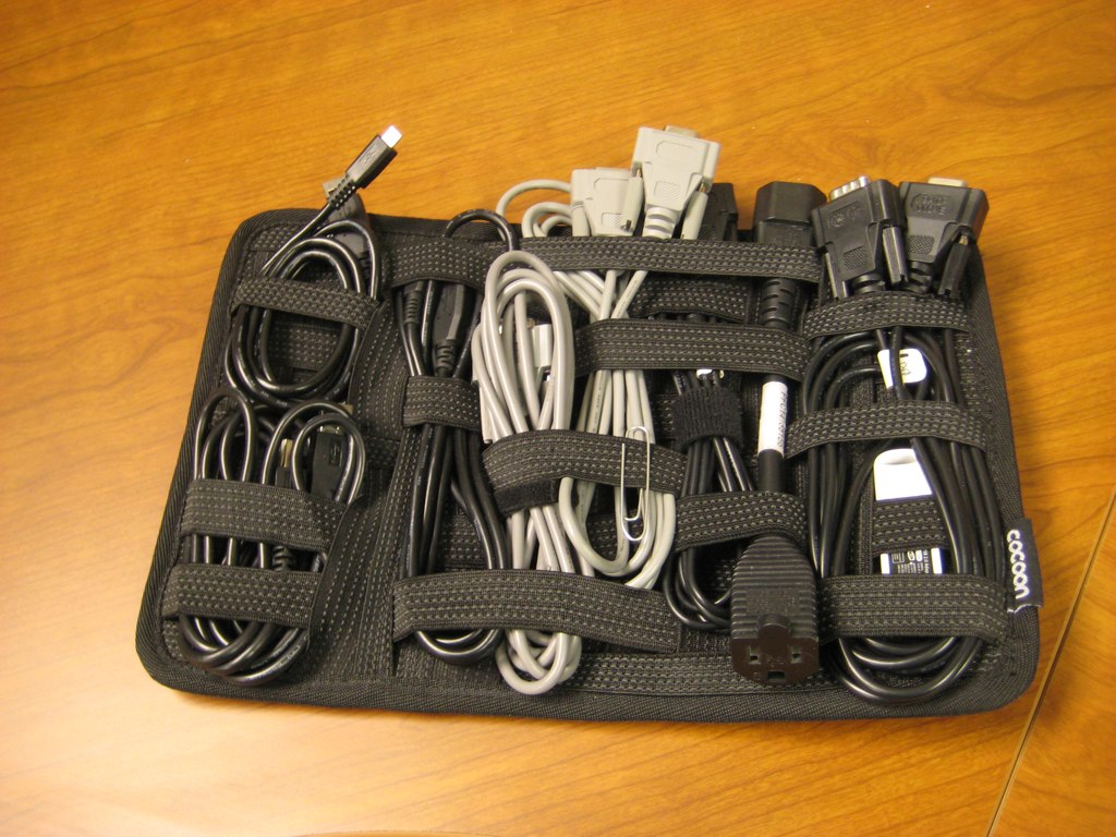 Organizing cables... LIKE A BOSS.