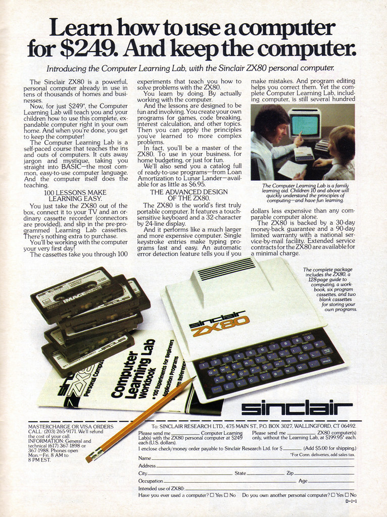 Vintage Ad #1,613: Learn How to Use a Computer for $249 - Flickr