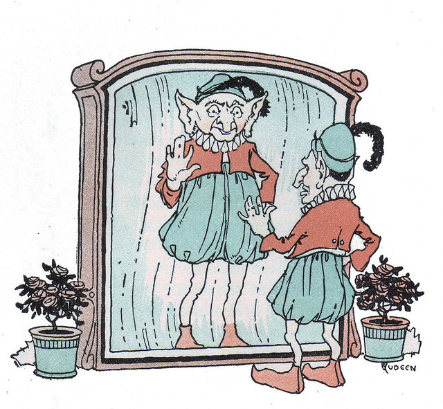 The goblin and the mirror by Herbert N. Rudeen