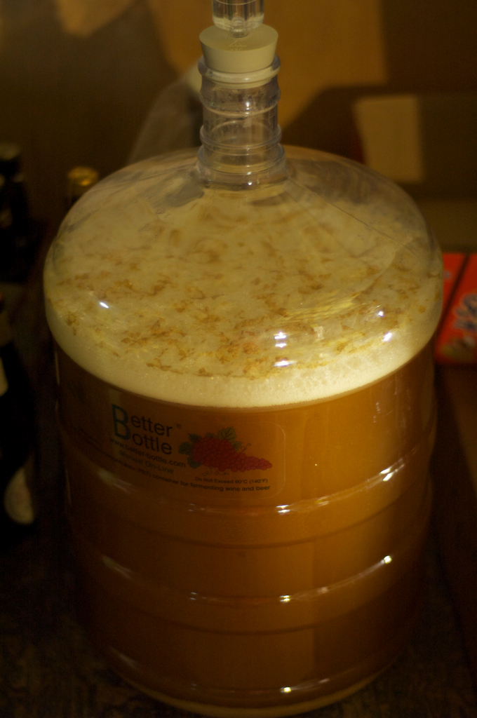 IPA in the fermenter