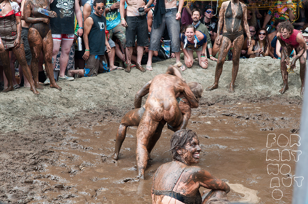 I thought the mud wrestling at Bass Coast Fest was going to be some cheesy ...