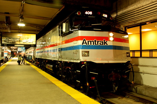 Amtrak 40th Anniversary Display Engine