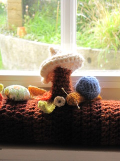 Escargot et champignon au crochet | by couleurs bonbons