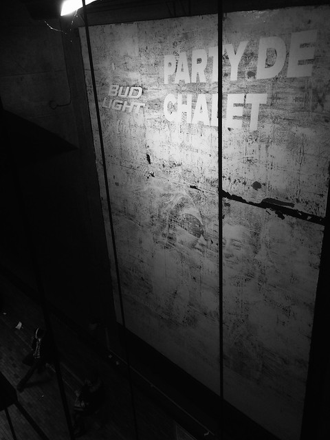 Party de chalet, former Bud Light ad, Métro Bonaventure, January 2017