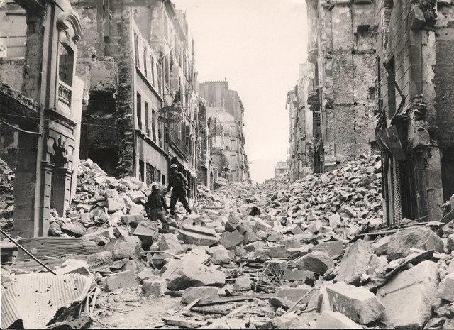 Rue Jean Macé - Brest -Septembre 1944