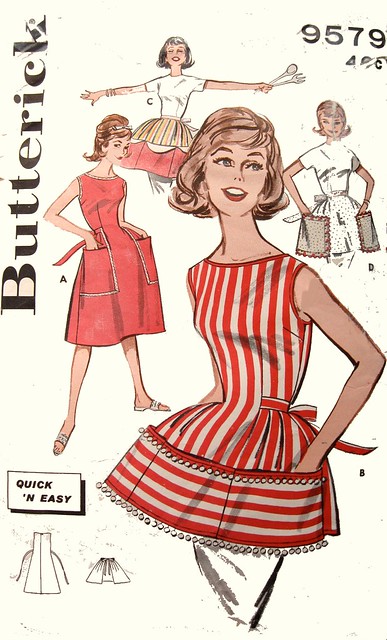 Butterick 1960? 9579 cobbler apron or apron dress