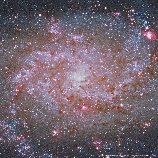 M33 Triangulum Galaxy Down To The Core