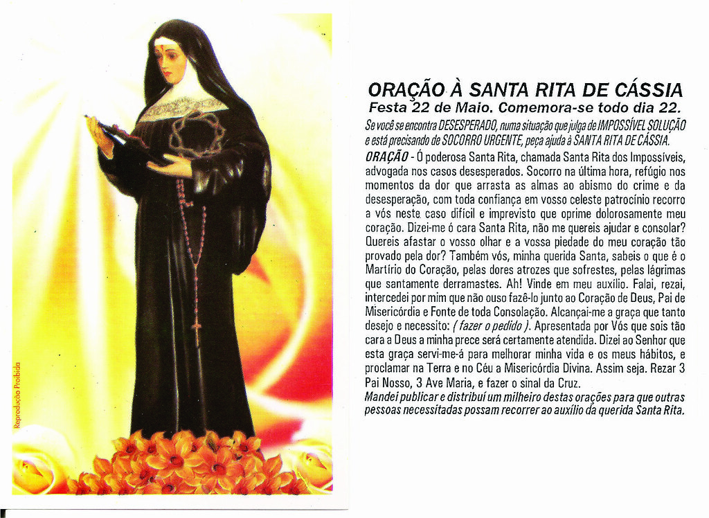 Dia de Santa Rita de Cássia: Saiba Quem Foi e Veja a Oração