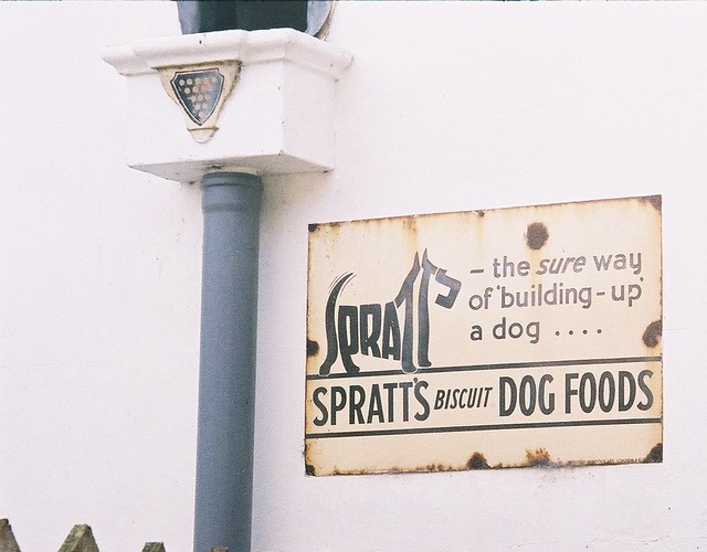 Spratts sign in St Ives