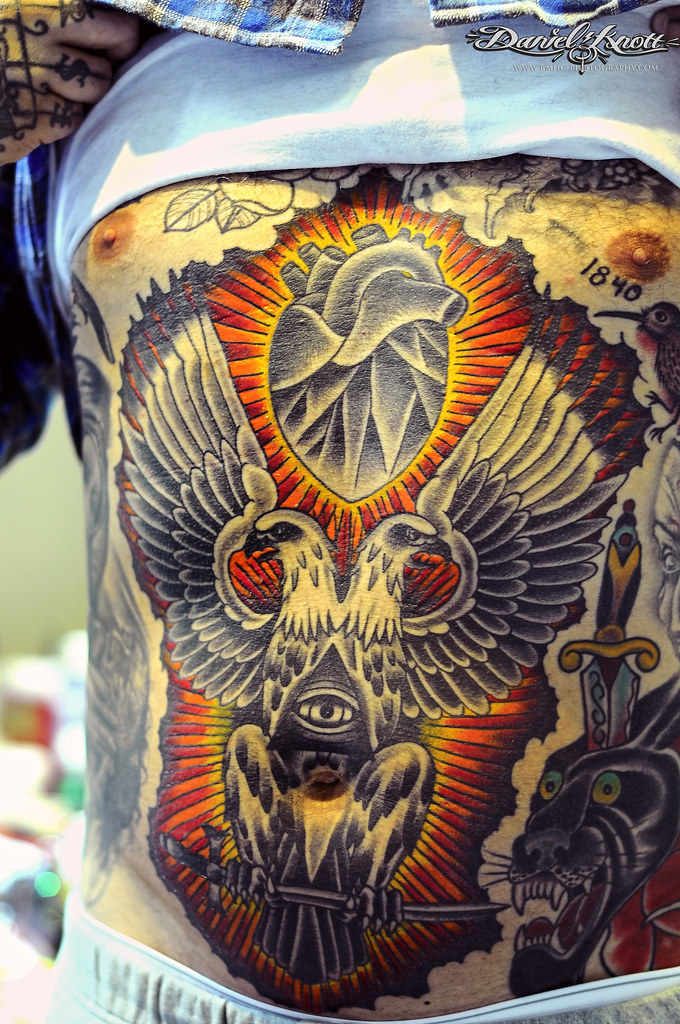Stomach Tattoo by Oliver Peck | The London Internation Tatto… | Flickr
