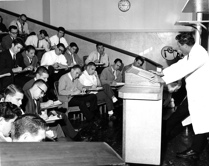 Lecture room, 1964