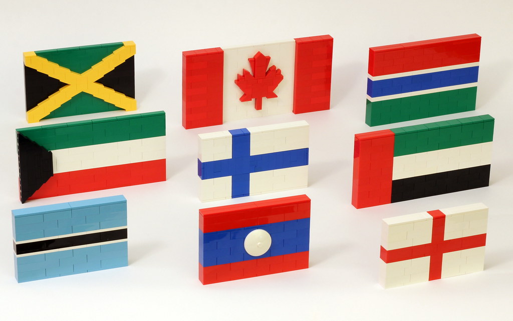 Flags of the World - 1 | LEGO Flags of the How ma… | Flickr