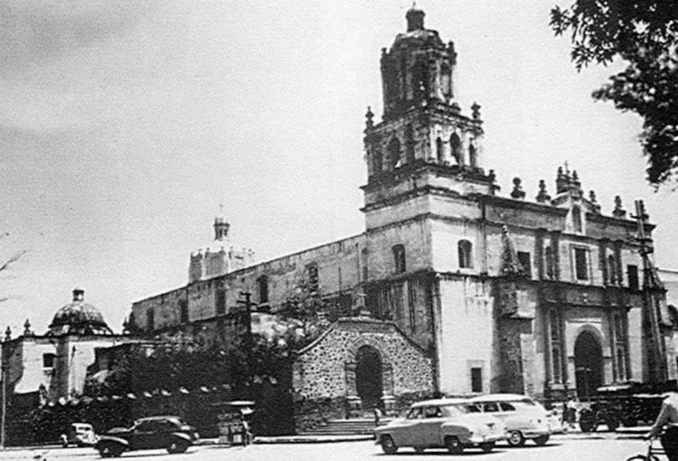 Iglesia de San Juan Bautista en Coyoacán 40's - 50's. Coyo… | Flickr