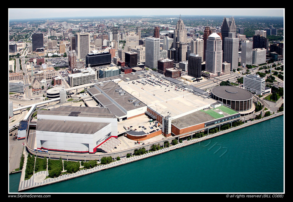 Joe Louis Arena with Cobo Center, Detroit, Joe Louis Arena …