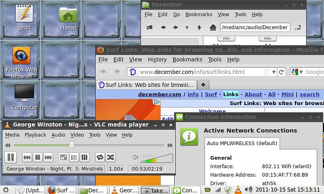 Linux Mint (LXDE) on the EEEPC 701