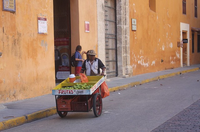 Fruit Vendor Cartagena Colombia