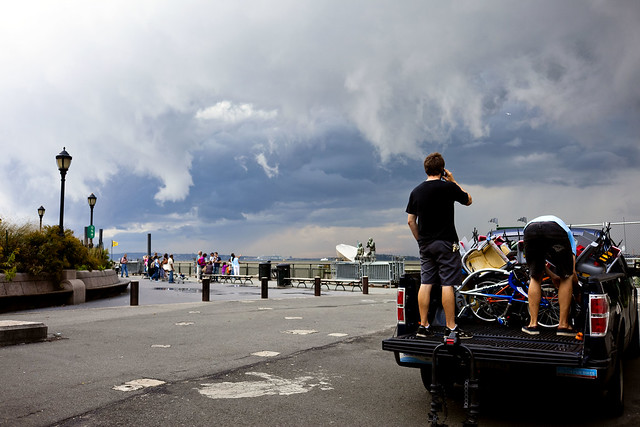 Storm cloud formation heads to Battery Park
