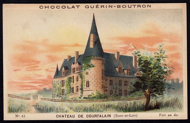 French Tradecard - Chateau de Courtalain
