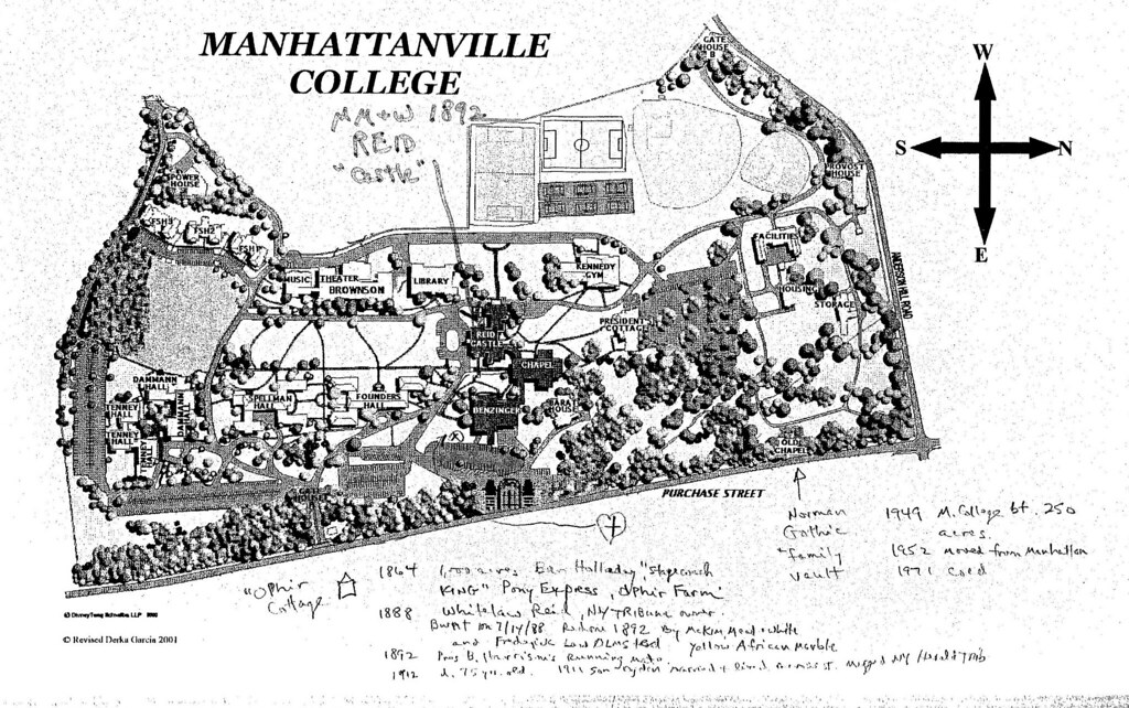 Ophir Manhattanville College Map W Notes Canalmapman Flickr