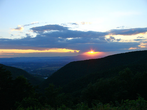 DSC03890 by Brunswick Forge, Sunset and dusk from a Blue Ridge Parkway overlook just above Buena Vista, Va., June 24, 2011.2011 o