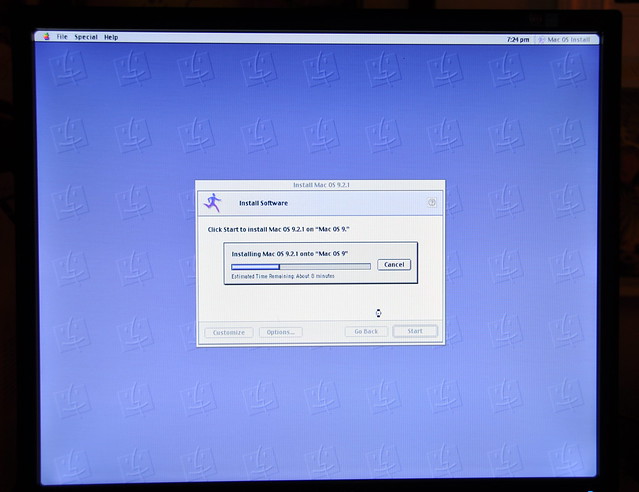 installing OS 9.2 on the G4