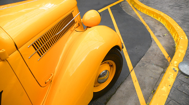 The Yellow Taxi--Universal Studios , Singapore