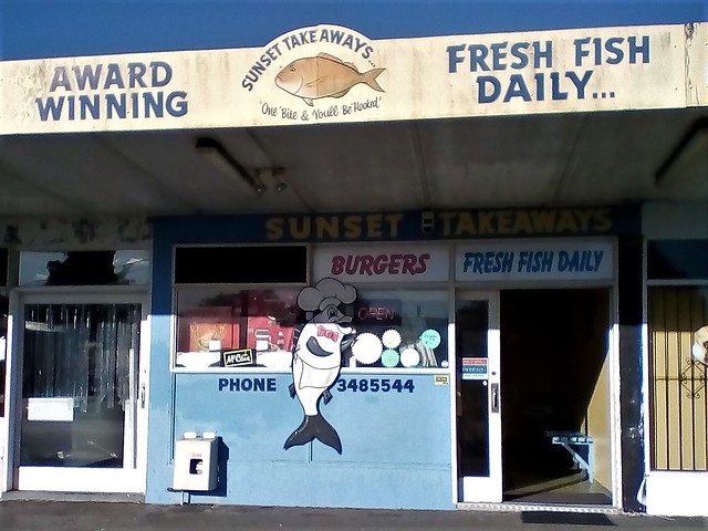 Sunset Fish and Chip Shop, Rotorua NZ