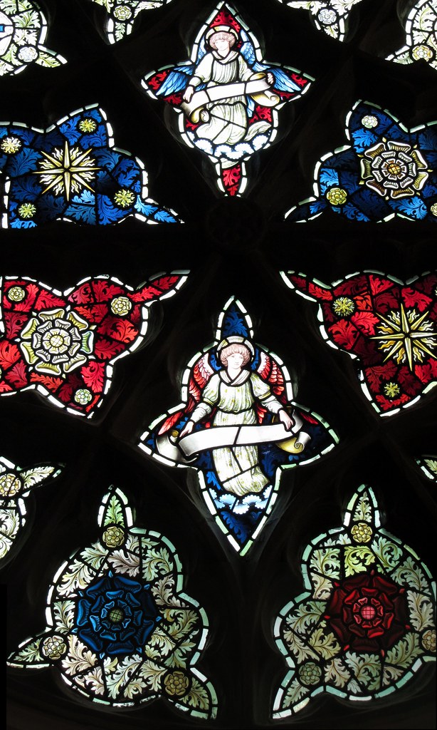 Leek St Edward the Confessor Rose Window Detail IMG_0676_stitch