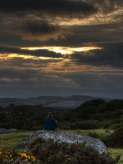 Sunset on Dartmoor
