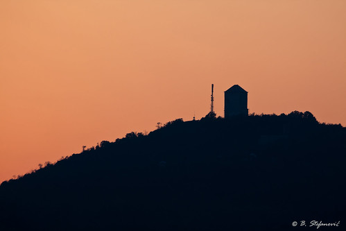 sunset nature silhouette canon serbia vršac vrsac