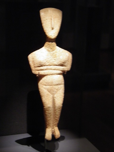Cycladic Figurine from Amorgos, Ashmolean Museum