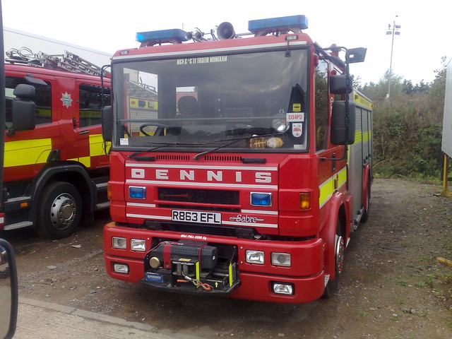 Cambridgeshire dennis fire engine