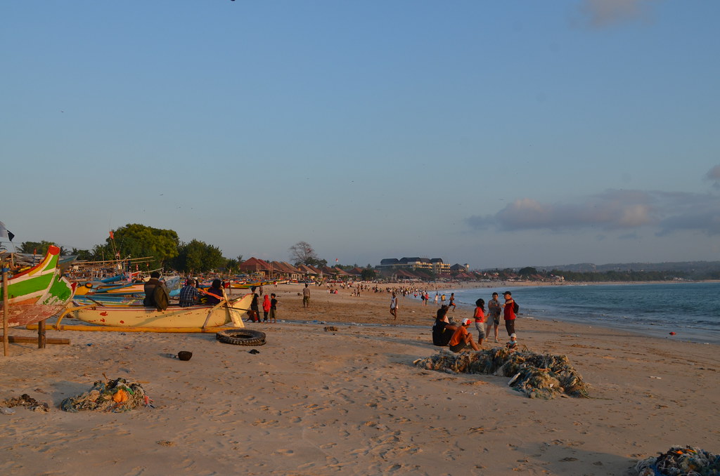 Jimbaran beach shore